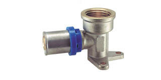 Wall Seat Press Fittings Nickel Plated