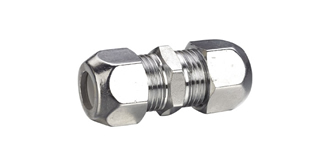 Straight Connector Chrome Plated